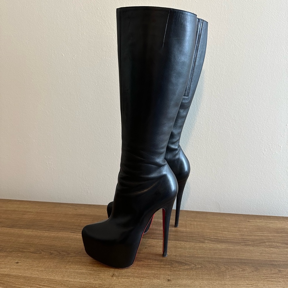 Christian Louboutin Knee High Daf Boots, size 36.5.